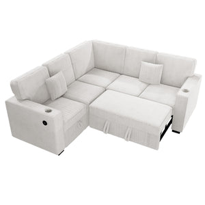  F8556 3-Piece Convertible Sectional