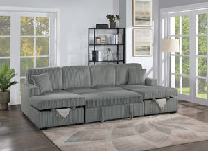  F8557 3-Piece Convertible Sectional