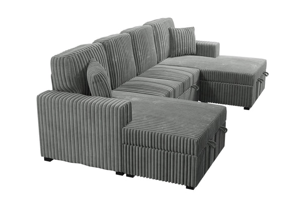  F8557 3-Piece Convertible Sectional