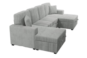  F8558 3-Piece Convertible Sectional
