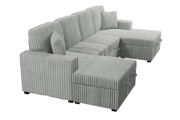  F8558 3-Piece Convertible Sectional