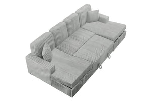  F8558 3-Piece Convertible Sectional