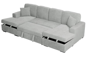  F8558 3-Piece Convertible Sectional