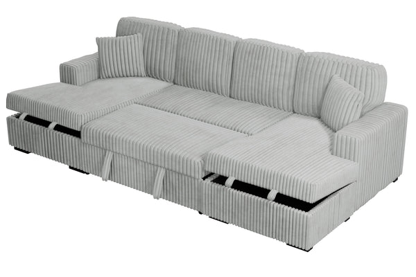  F8558 3-Piece Convertible Sectional