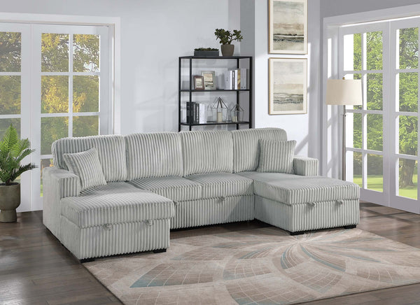  F8558 3-Piece Convertible Sectional