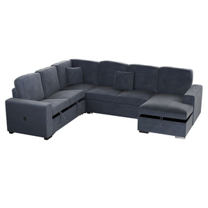  F8559 4-Piece Convertible Sectional
