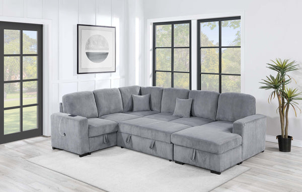  F8560 4-Piece Convertible Sectional