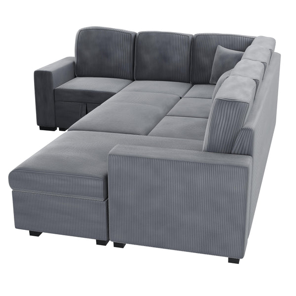  F8560 4-Piece Convertible Sectional