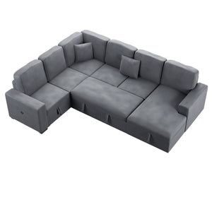  F8560 4-Piece Convertible Sectional