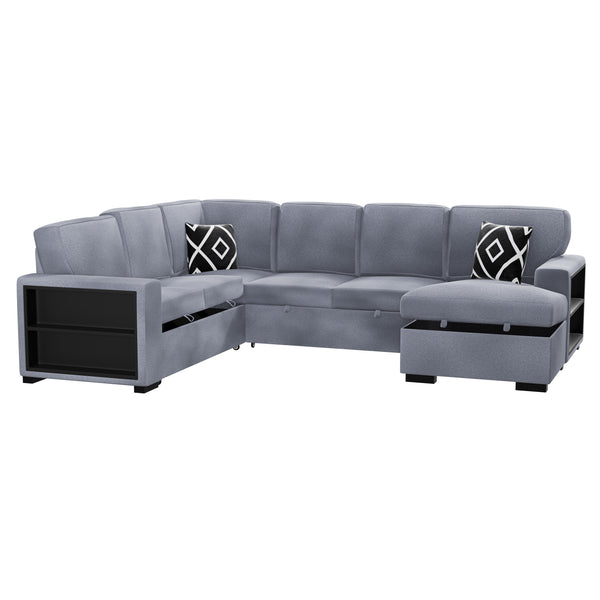  F8561 4-Piece Convertible Sectional