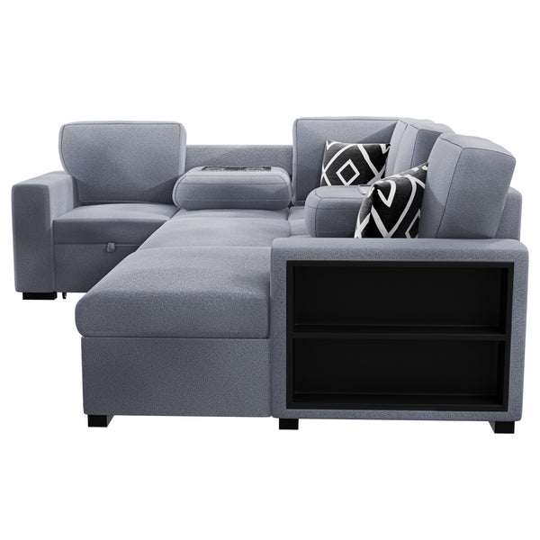  F8561 4-Piece Convertible Sectional