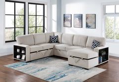  F8562 4-Piece Convertible Sectional