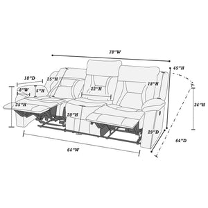  F86299 Power Reclining Sofa