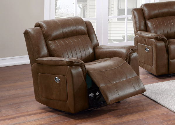POWER MOTION RECLINER/DARK COFFEE