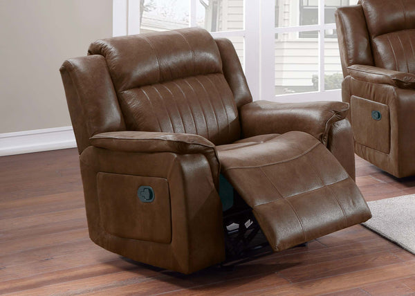 GLIDER RECLINER/HANDLE/DARK COFFEE
