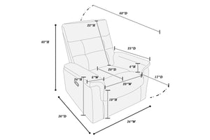  F8778 Manual Recliner Single