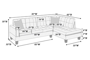 Stem F8885 2-Piece Sectional Set