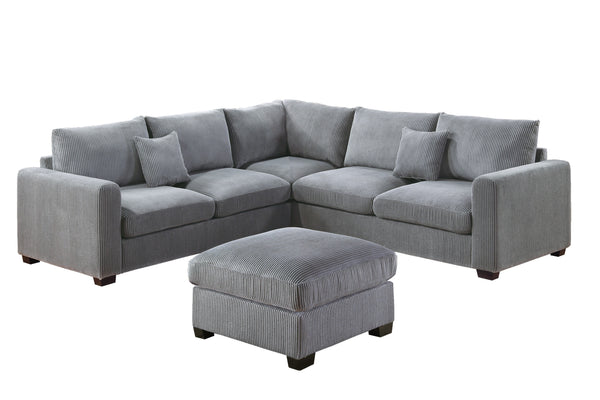  F8890 4-Pcs Sectional