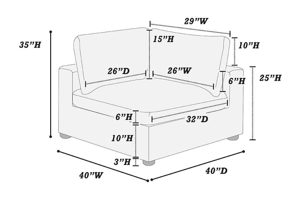  F8894 Corner Sofa