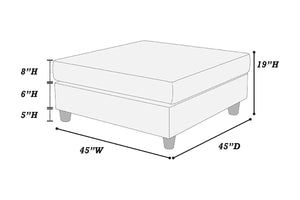  F8966 Ottoman