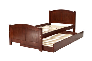 TWIN BED W/TRUNDLE-CHERRY