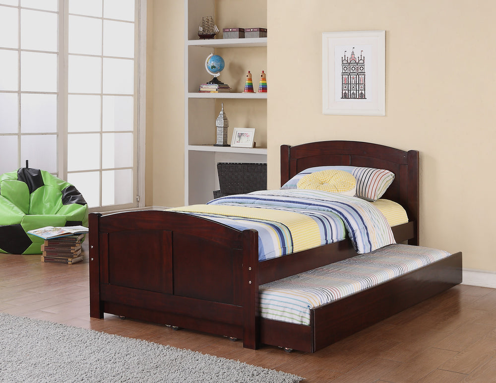 TWIN BED W/TRUNDLE-CHERRY