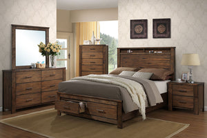 EASTERN KING BED/OAK