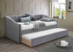 DAY BED/GREY VELVET