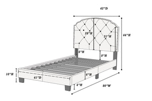 TWIN BED/CHARCOLE BURPLAP