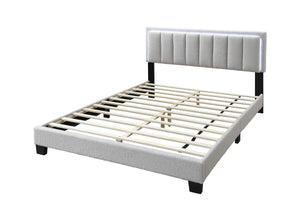 QUEEN BED W/ BUILT-IN LED LIGHTS