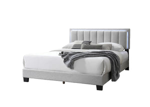 QUEEN BED W/ BUILT-IN LED LIGHTS