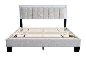 QUEEN BED W/ BUILT-IN LED LIGHTS