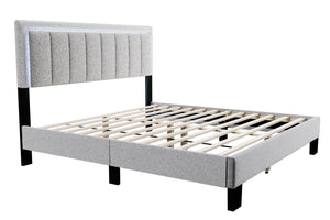 QUEEN BED W/ BUILT-IN LED LIGHTS
