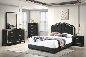 QUEEN BED W/ BUILT-IN LED LIGHTS