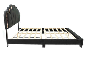 QUEEN BED W/ BUILT-IN LED LIGHTS