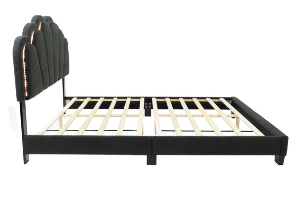 QUEEN BED W/ BUILT-IN LED LIGHTS