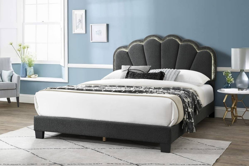 QUEEN BED W/ BUILT-IN LED LIGHTS