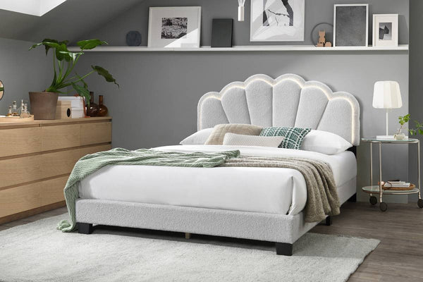 QUEEN BED W/ BUILT-IN LED LIGHTS