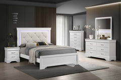 EASTERN KING BED W/LED
