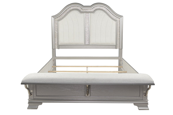 QUEEN BED W/LED