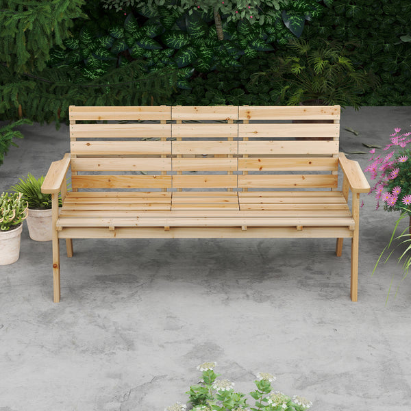 The middle table creates the perfect space for your items<br>Simply fold the table to enjoy extra seating when not in use<br>Avoid accidental unfolding thanks to the safety latch<br>58" x 18" seating area for 2-3 people sitting together<br>Stable and dura