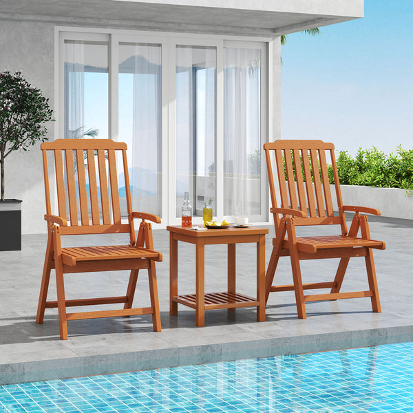 Effortless to fold into a compact size  easy to move around  save storage space<br>Crafted of weatherproof HDPE  waterproof  fade-resistant  crack-resistant<br>Equipped with 304 stainless steel screws  rustproof  built to last<br>The curved back  wide sea