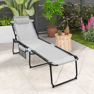 The backrest can be adjusted in 4 positions and the footrest in 2 positions<br>Multiple lounge modes: Sit-up Mode  Recline Mode  Flat-down Mode<br>Comes with a removable headrest to relax your head and neck<br>Made of premium fabric  breathable  skin-frie