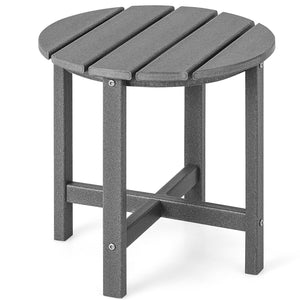Remain its original color thanks to its sun-protective and colorfast HDPE material<br>Weather-resistant properties make this side table fit the outdoor environment<br>You can put this end table in the bathroom as well because it is waterproof<br>Endow thi