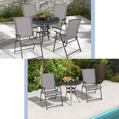 Sturdy and anti-rust metal frame for 330 lbs weight capacity<br>Non-slip foot pads for extra stability and floor protection<br>Folding design for easy storage and space-saving<br>Hassle-free to move as well thanks to the portable design<br>Keep them stabl