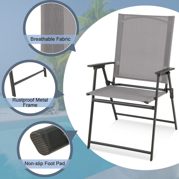 Sturdy and anti-rust metal frame for 330 lbs weight capacity<br>Non-slip foot pads for extra stability and floor protection<br>Folding design for easy storage and space-saving<br>Hassle-free to move as well thanks to the portable design<br>Keep them stabl
