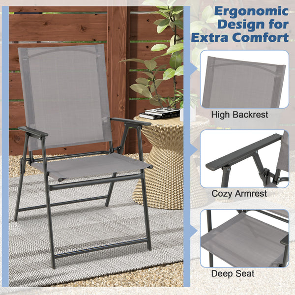 Sturdy and anti-rust metal frame for 330 lbs weight capacity<br>Non-slip foot pads for extra stability and floor protection<br>Folding design for easy storage and space-saving<br>Hassle-free to move as well thanks to the portable design<br>Keep them stabl