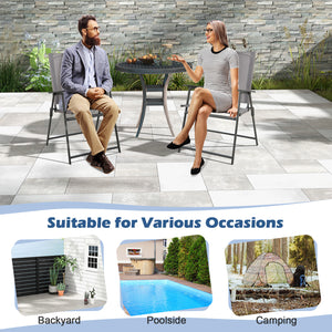 Sturdy and anti-rust metal frame for 330 lbs weight capacity<br>Non-slip foot pads for extra stability and floor protection<br>Folding design for easy storage and space-saving<br>Hassle-free to move as well thanks to the portable design<br>Keep them stabl