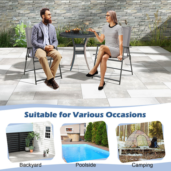 Sturdy and anti-rust metal frame for 330 lbs weight capacity<br>Non-slip foot pads for extra stability and floor protection<br>Folding design for easy storage and space-saving<br>Hassle-free to move as well thanks to the portable design<br>Keep them stabl