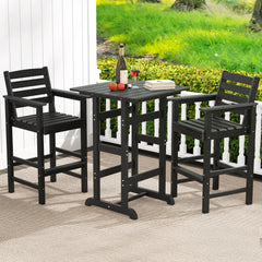Made of high-quality HDPE for prolonged service life<br>Reinforced crossbars for added stability<br>Stainless steel screws for firm connection and longer using time<br>Cozy to sit with inclined backrest  wide armrests and footrest<br>Slatted seat is breat
